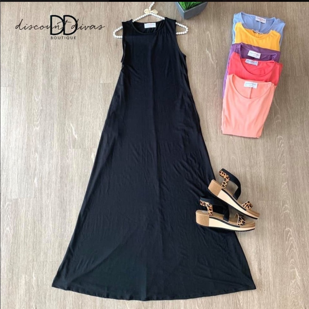 Sleeveless Maxi Dress Purple